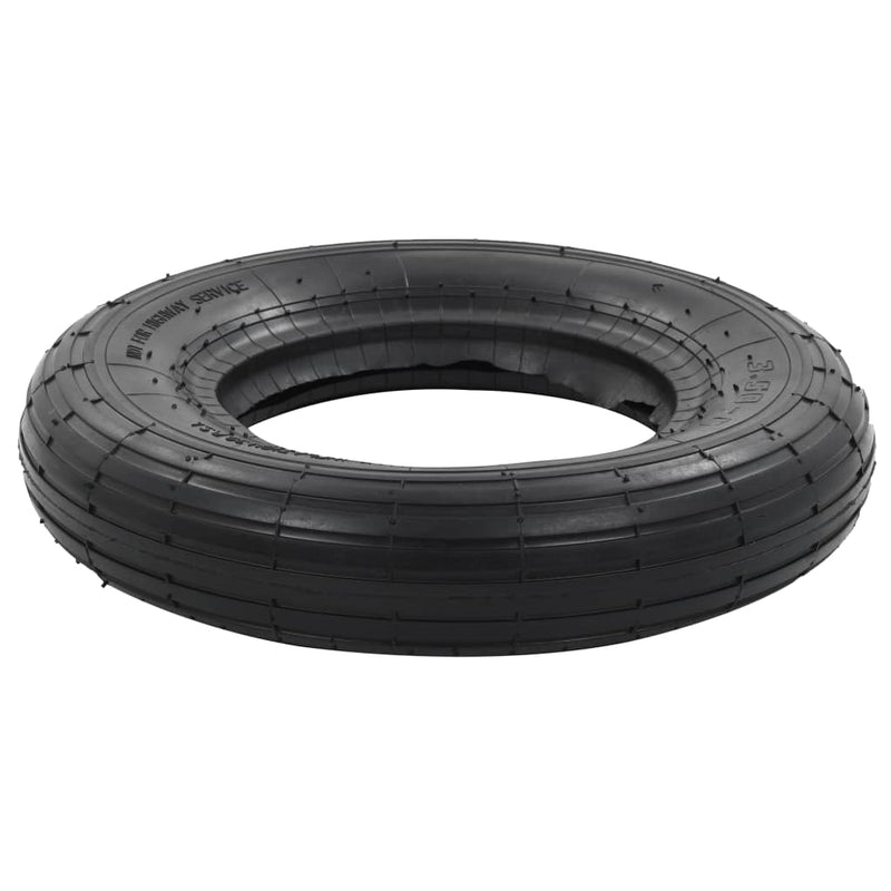 Ruota per Carriola Antiforatura 3,50-8 4PR in Gomma Resistente - immagine 2 | SolPatio - Image 2 of 3