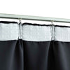 vidaXL Tende Oscuranti con Ganci 2 pz Nere 140x225 cm - Image 3 of 5