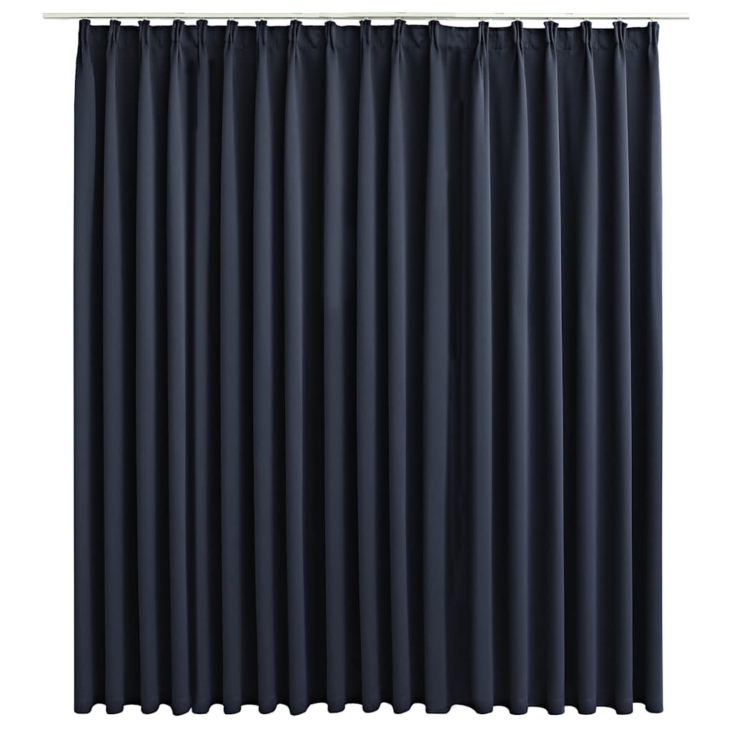vidaXL Tenda Oscurante con Ganci in Poliestere 290x245 cm Antracite - Image 2 of 6
