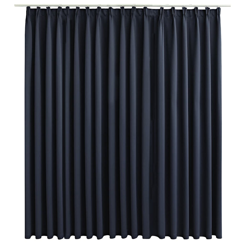 vidaXL Tenda Oscurante con Ganci in Poliestere 290x245 cm Antracite - Image 2 of 6
