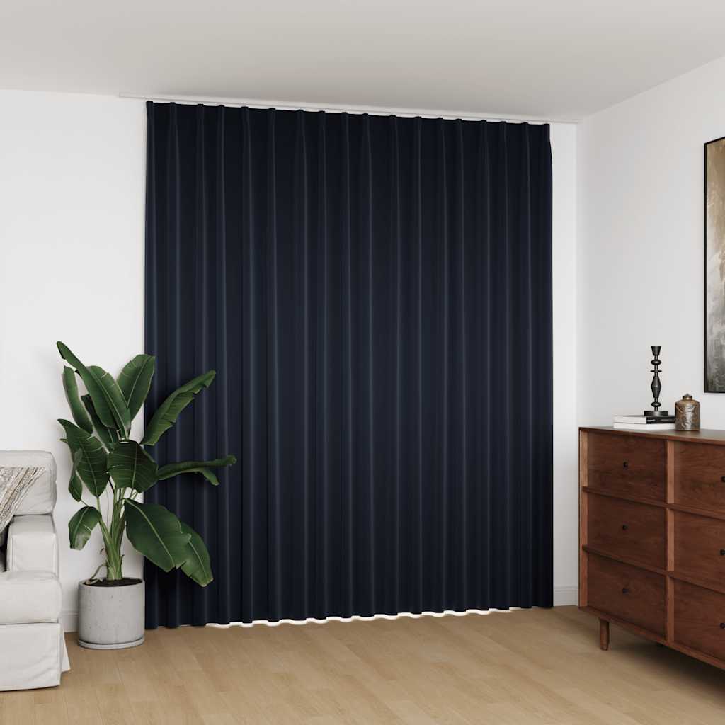vidaXL Tenda Oscurante con Ganci in Poliestere 290x245 cm Antracite - Image 1 of 6