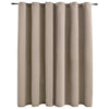 vidaXL Tenda Oscurante con Anelli in Metallo Beige 290x245 cm - Image 2 of 4