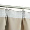 vidaXL Tende Oscuranti con Ganci 2 pz Beige 140x225 cm - Image 3 of 5