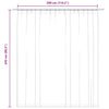 vidaXL Tenda Oscurante in Poliestere 290x245 cm Beige - Image 6 of 6