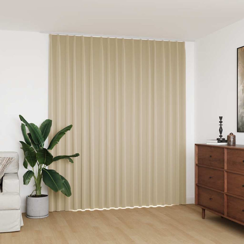 vidaXL Tenda Oscurante in Poliestere 290x245 cm Beige - Image 1 of 6