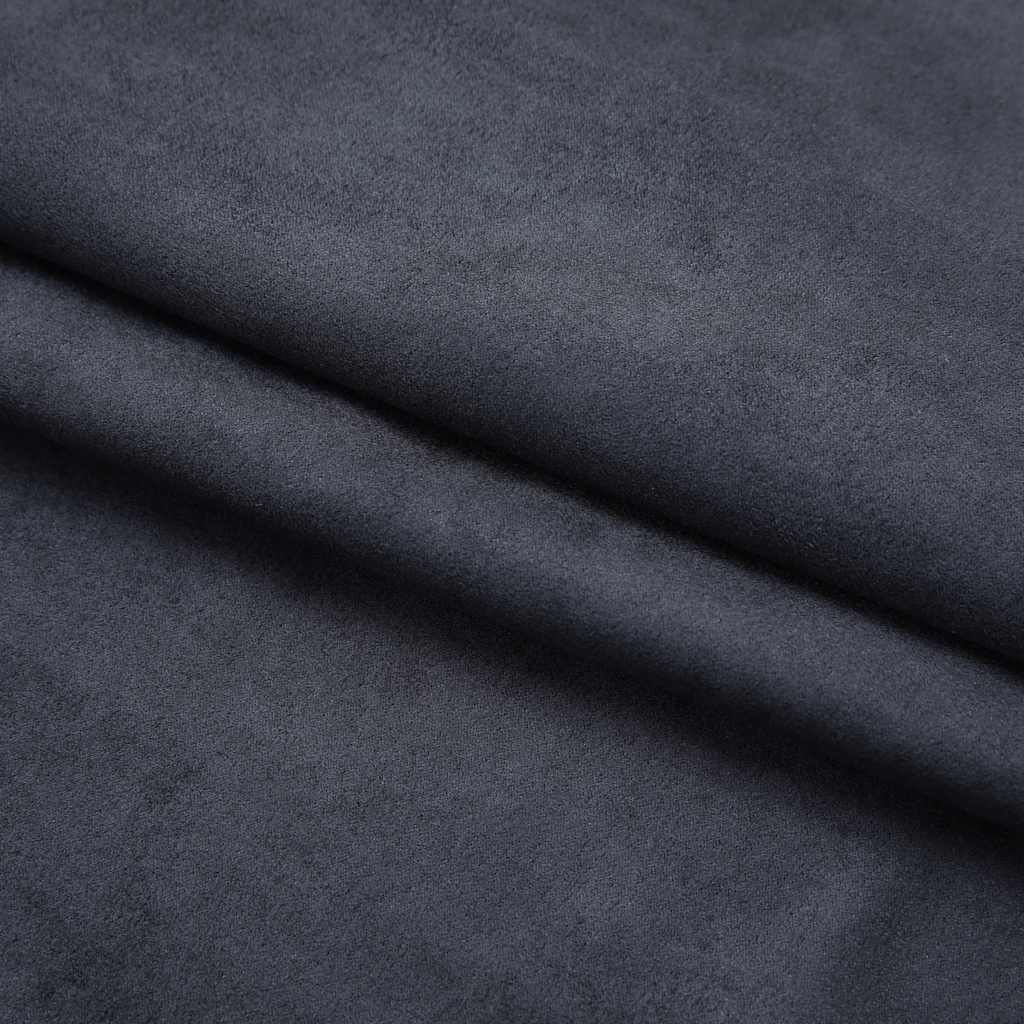 vidaXL Tende Oscuranti con Ganci 2 pz Antracite 140x225 cm - Image 4 of 5