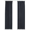 vidaXL Tende Oscuranti con Ganci 2 pz Antracite 140x245 cm - Image 2 of 5