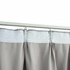 vidaXL Tende Oscuranti con Ganci 2 pz Grigie 140x225 cm - Image 3 of 5