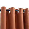 vidaXL Tende Oscuranti con Anelli in Metallo 2 pz Ruggine 140x225 cm - Image 3 of 4
