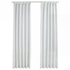 vidaXL Tende Oscuranti con Ganci 2 pz Avorio 140x225 cm - Image 2 of 5
