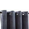 vidaXL Tende Oscuranti con Anelli 2 pz Antracite in Velluto 140x245 cm - Image 3 of 4