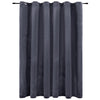 vidaXL Tenda Oscurante Anelli in Metallo Velluto Antracite 290x245 cm - Image 2 of 4