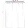 vidaXL Tende Oscuranti con Ganci 2 pz Beige in Velluto 140x225 cm - Image 6 of 6