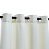 vidaXL Tende Oscuranti con Anelli 2 pz Crema in Velluto 140x245 cm - Image 3 of 4