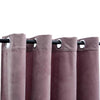 vidaXL Tende Oscuranti con Anelli 2pz Rosa Antico in Velluto 140x245cm - Image 3 of 4