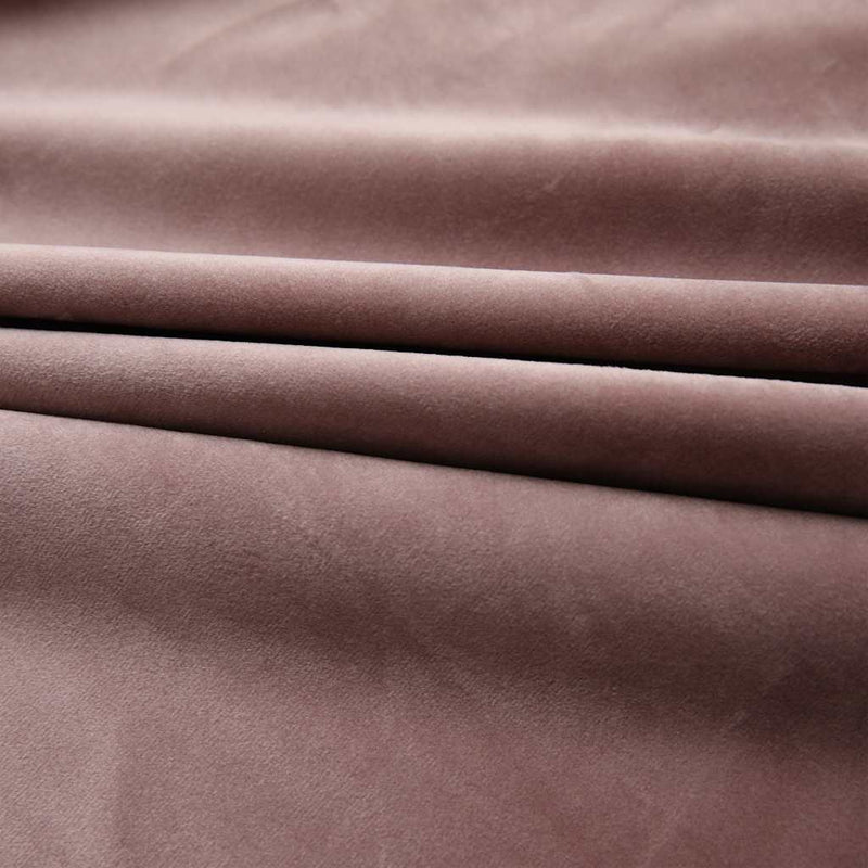 vidaXL Tende Oscuranti con Ganci 2 pz Rosa Antico in Velluto 140x225cm - Image 3 of 6