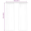 vidaXL Tende Oscuranti con Ganci 2 pz Rosa Antico in Velluto 140x225cm - Image 6 of 6