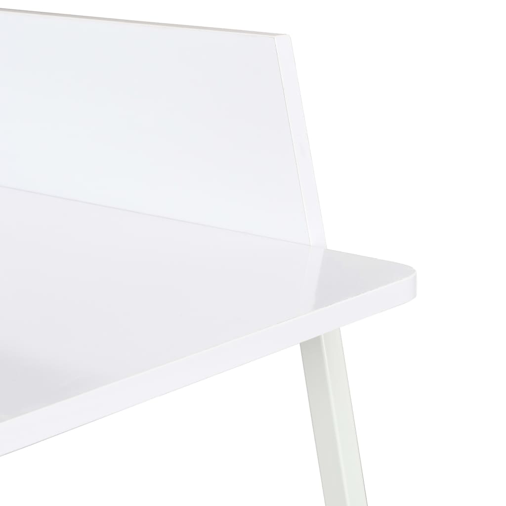 vidaXL Scrivania Bianca 90x60x88 cm - Image 4 of 5