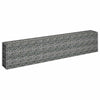 Gabbione Letto Rialzato in Acciaio Zincato 270×30×60 cm Argento - Image 3 of 6