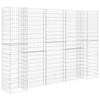 Gabbione Fioriera Filo Acciaio 260×40×200 cm Argento - Image 4 of 20