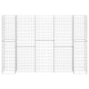 Gabbione Fioriera Filo Acciaio 260×40×200 cm Argento - Image 5 of 20