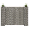 Gabbione Fioriera Filo Acciaio 260×40×200 cm Argento - Image 3 of 20