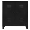 vidaXL Armario Clasificador Industrial Negro 90x40x100 cm de Acero - Image 2 of 6