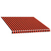 vidaXL Tela di Ricambio per Tenda da Sole 3x2,5 m, Poliestere PU, Arancione e Marrone - Image 2 of 5