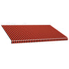 vidaXL Tenda da Sole in Tela Arancione e Marrone 5x3 m - Image 3 of 10