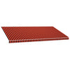 vidaXL Tenda da Sole in Tela Arancione e Marrone 5x3 m - Image 4 of 10