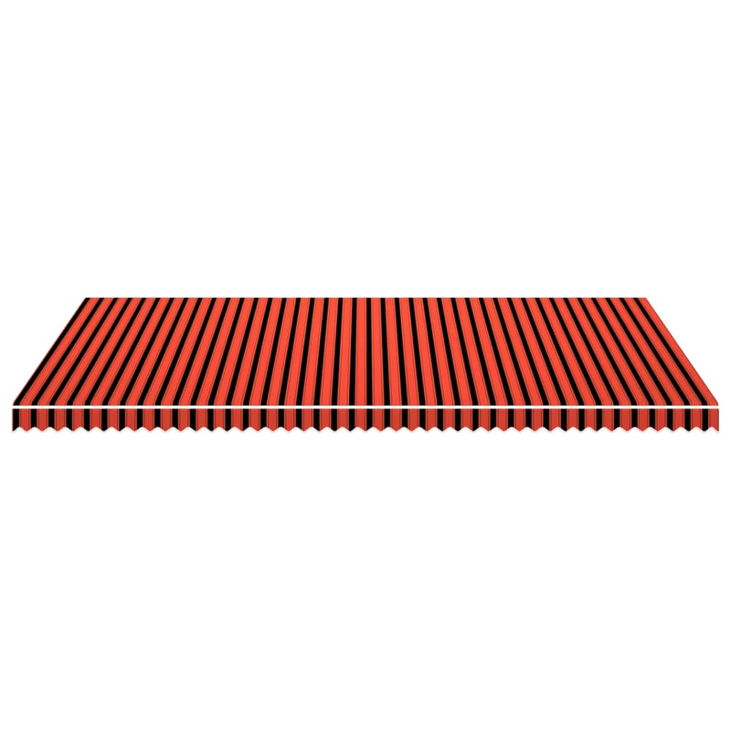 vidaXL Tenda da Sole in Tela Arancione e Marrone 5x3 m - Image 6 of 10