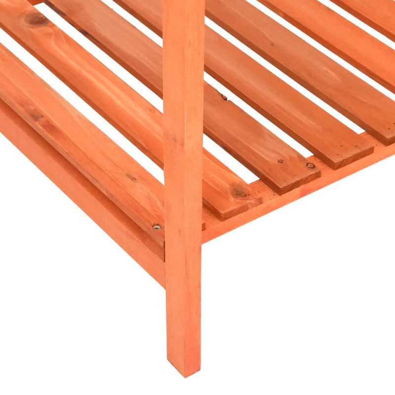 vidaXL Jardinera para Hierbas Aromáticas de Madera Maciza de Abeto 80x60x80 cm Marrón - Image 5 of 6