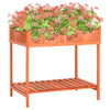 vidaXL Jardinera para Hierbas Aromáticas de Madera Maciza de Abeto 80x60x80 cm Marrón - Image 1 of 6