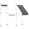 vidaXL Manual Retractable Awning, Steel, 150 cm, Anthracite - Image 40 of 41