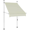 vidaXL Toldo Retráctil Manual Poliéster Acero 150 cm Crema - Image 4 of 33