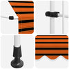 vidaXL Manual Retractable Awning Polyester 150 cm Orange Brown - Image 34 of 42