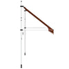 vidaXL Toldo Retráctil Manual 150 cm Naranja y Marrón - Image 27 of 42