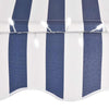 Toldo Retráctil Manual vidaXL con LED, Tejido de Poliéster/Acero, 100 cm, Azul y Blanco - Image 9 of 24