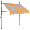vidaXL Tenda da Sole Retrattile Manuale con LED 100 cm Gialla e Blu - Image 1 of 31