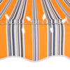vidaXL Tenda da Sole Retrattile Manuale con LED 250 cm Gialla e Blu - Image 3 of 6
