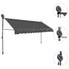 vidaXL Manual Retractable Awning with LED 100 cm Anthracite - Image 12 of 50