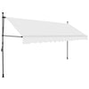 Tenda da Sole Retrattile Manuale con LED 200 cm Crema - immagine 4 | SolPatio - Image 4 of 30