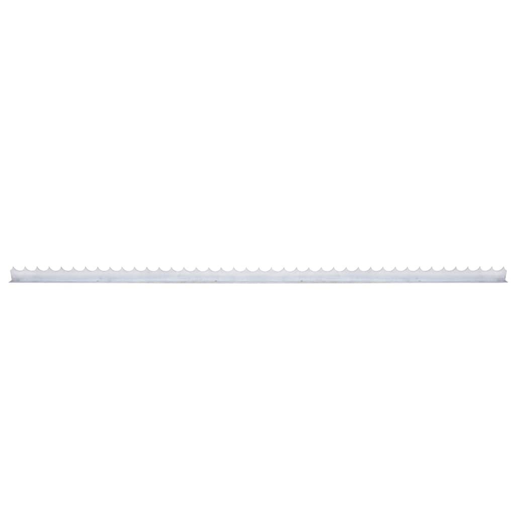 vidaXL Spuntoni da Parete Anti-Intrusione in Acciaio Zincato, Set da 4 pz (1 m) - Image 1 of 2
