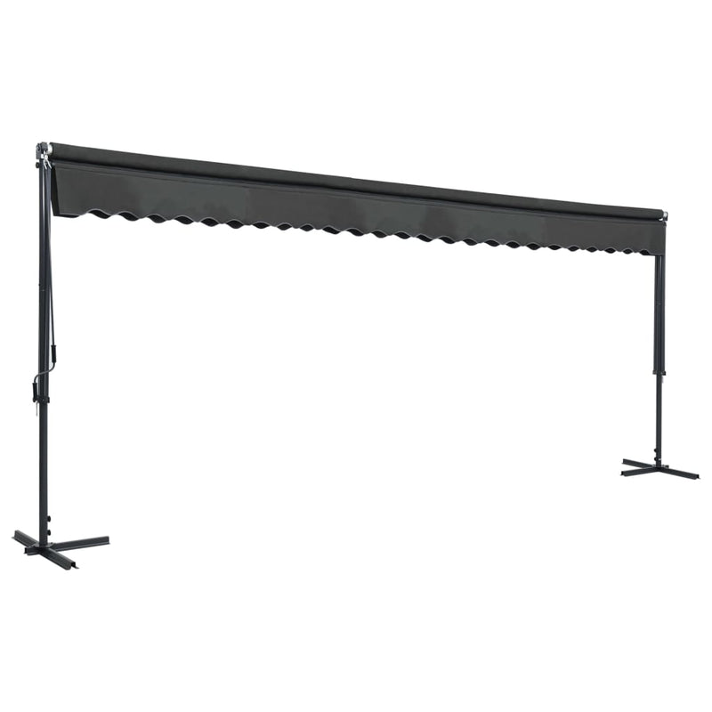 Tenda Parasole con Piedistallo 600×300×300 cm Antracite - Image 3 of 24