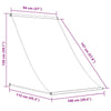 vidaXL Tenda da Sole Retrattile con Telaio in Acciaio 250x150 cm Antracite - Image 27 of 28