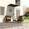 vidaXL Tenda da Sole Retrattile con Telaio in Acciaio 250x150 cm Antracite - Image 4 of 28