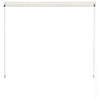 vidaXL Tenda da Sole Retrattile 400x150 cm Crema - Image 8 of 14