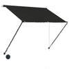 Tenda da Sole Retrattile con LED 100% Poliestere 100×150 cm Antracite - Image 3 of 8