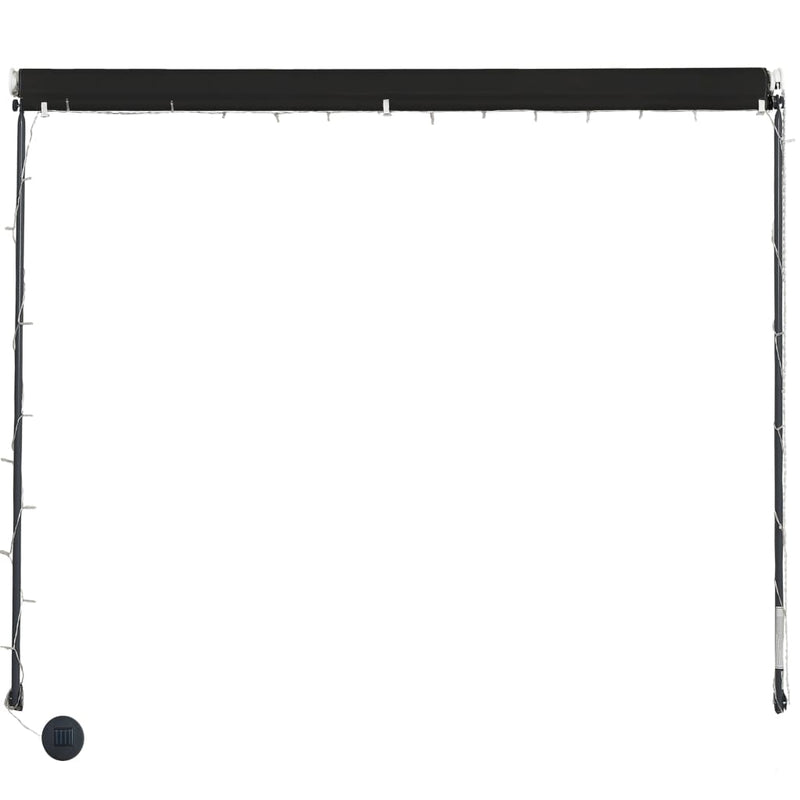 vidaXL Tenda da Sole Retrattile con LED 100x150 cm Antracite - Image 5 of 8