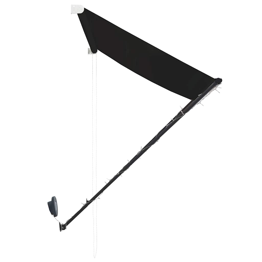 vidaXL Tenda da Sole Retrattile con LED 150x150 cm Antracite - Image 5 of 8